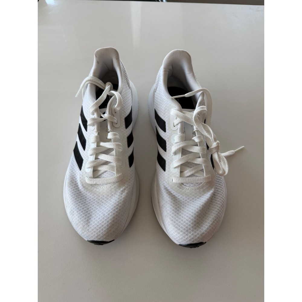 Adidas Running Shoes Mens 10.5 Runfalcon 3.0 White Black Excellent